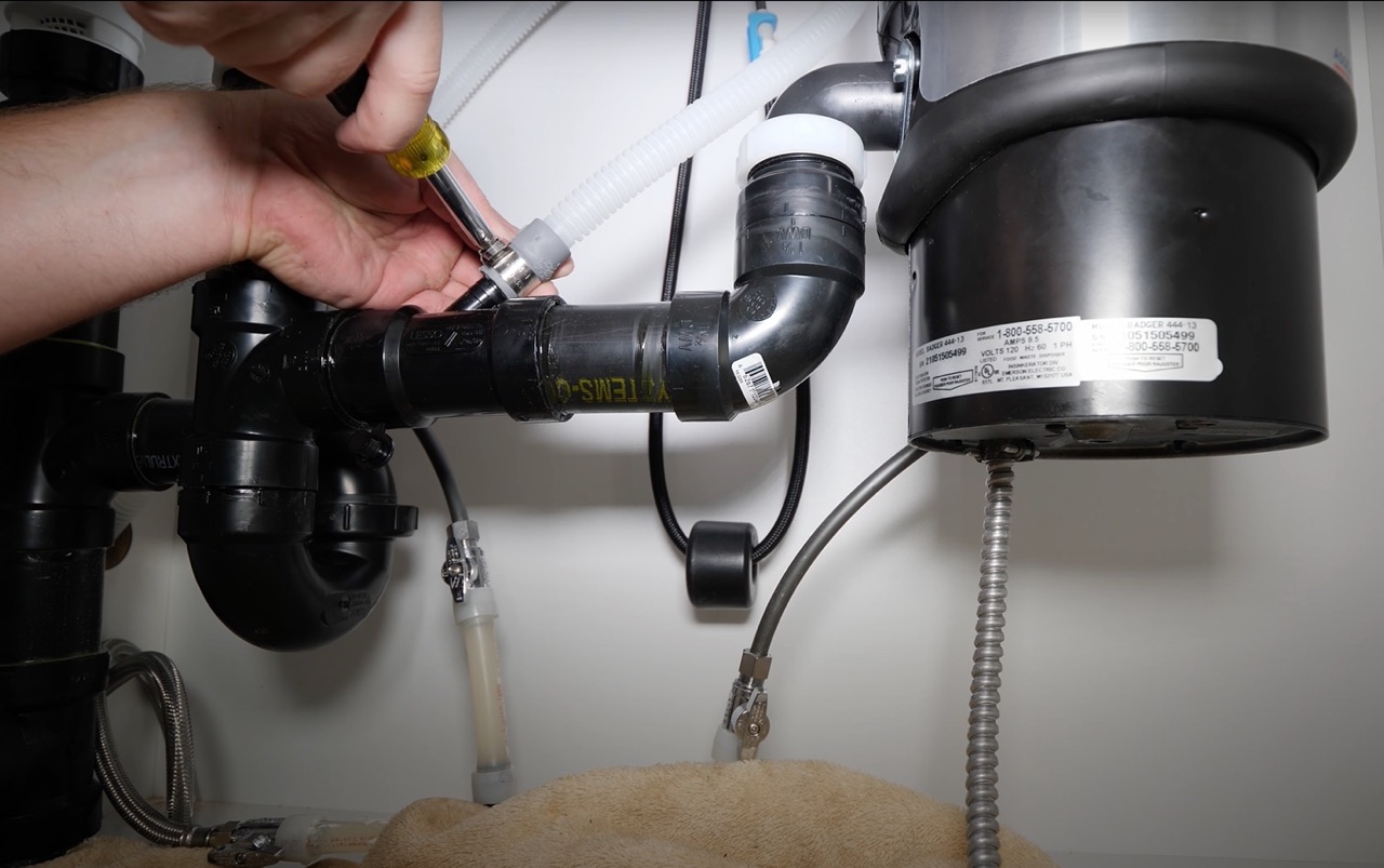 Garbage disposal installation